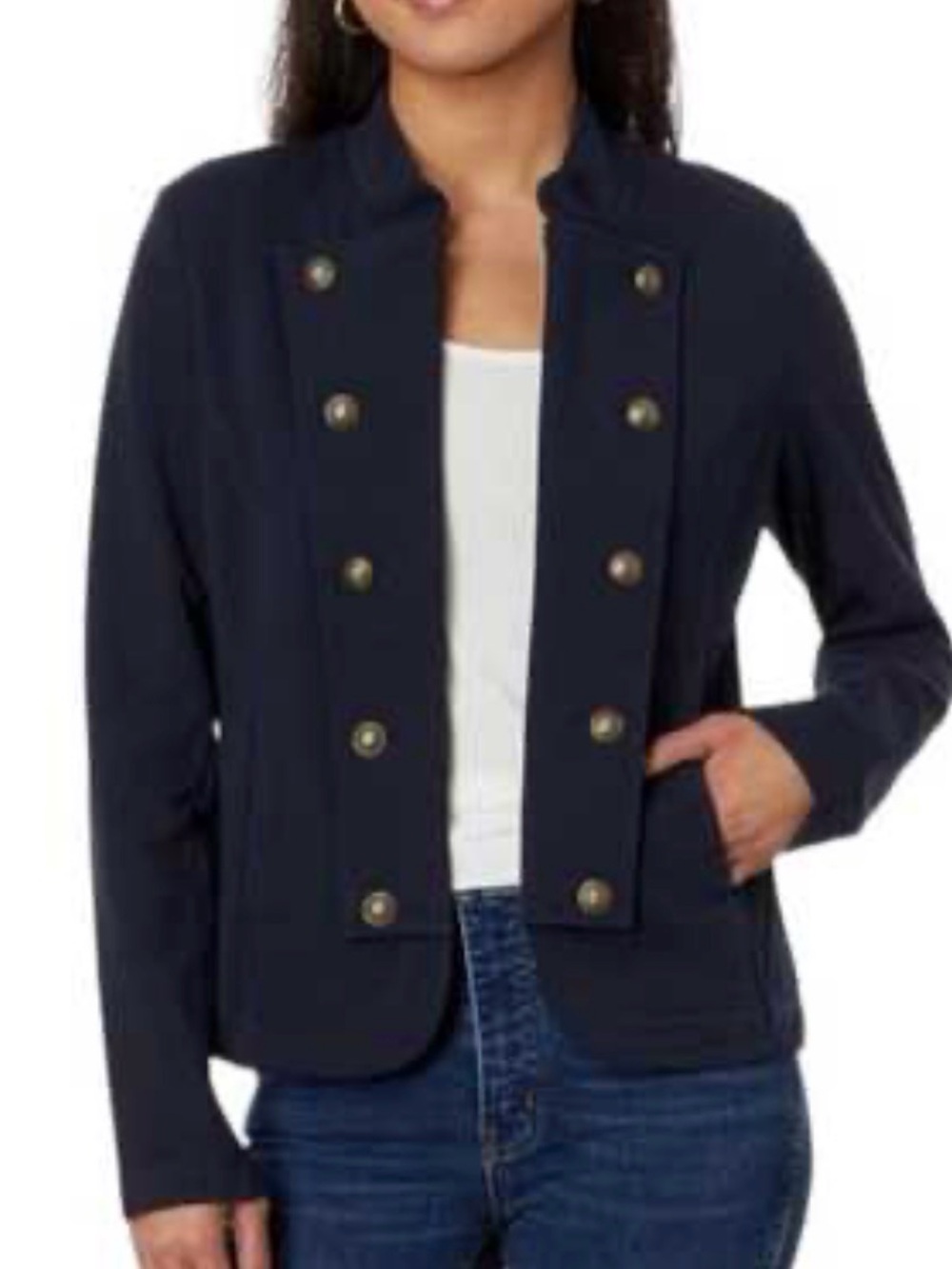 Tommy Hilfiger - Women’s Double-Breasted Military Band Jacket